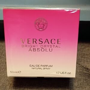 Versace Bright Crystal Absolu Eau de Parfum - Pink and White